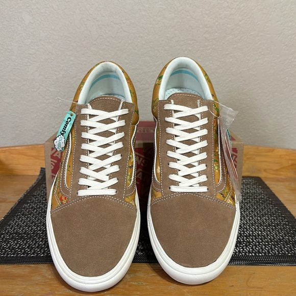 Vans Comfycush Old Skool Fatal Floral Golden Brown men’s size 13 - Picture 3 of 10